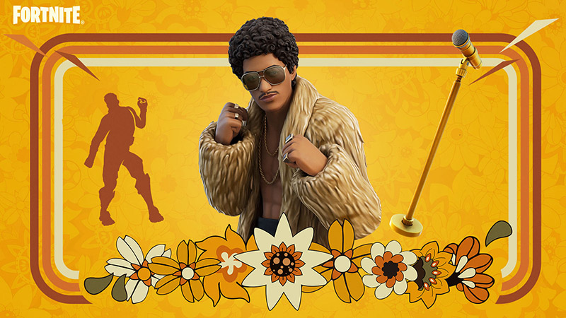 Bruno Mars Fortnite skin