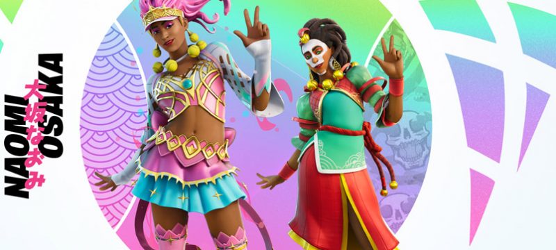 Naomi Osaka en Fortnite skins