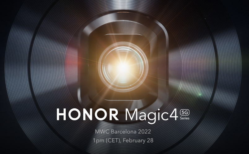 Serie HONOR Magic4 MWC 2022 anuncio