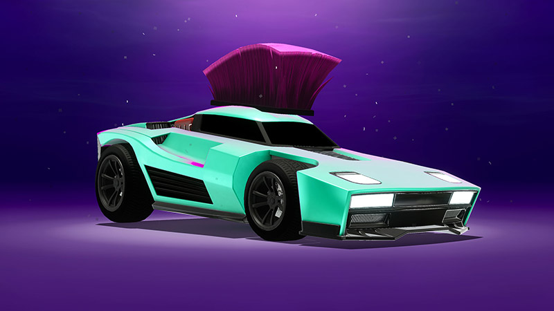 Temporada 2 de Rocket League Sideswipe mohawk topper
