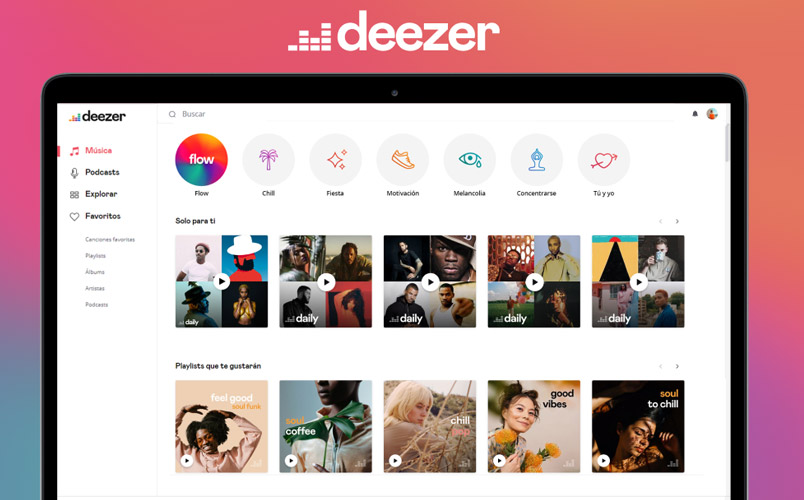 Flow Moods de Deezer ya está disponible para tu computadora