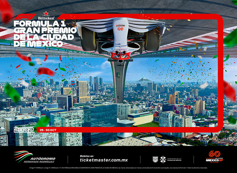 Formula 1 GP de la Ciudad de México 2022 boletos