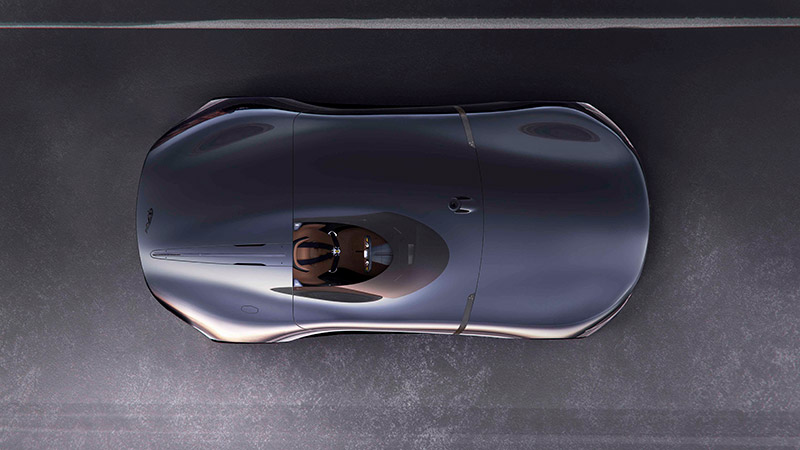 Jaguar Vision Gran Turismo Roadster arriba