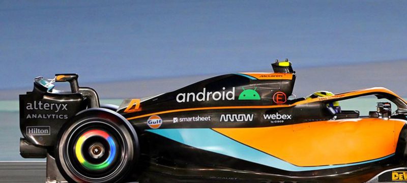 McLaren Racing Google Android Chrome