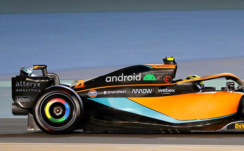 McLaren Racing Google Android Chrome