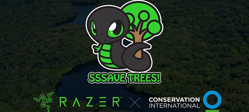 Sneki Snek RAZER x Conservation International 10 millones de arboles