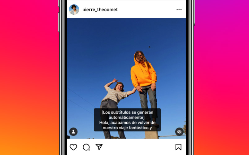¿Cómo usar los subtítulos automáticos para mis videos en Instagram?