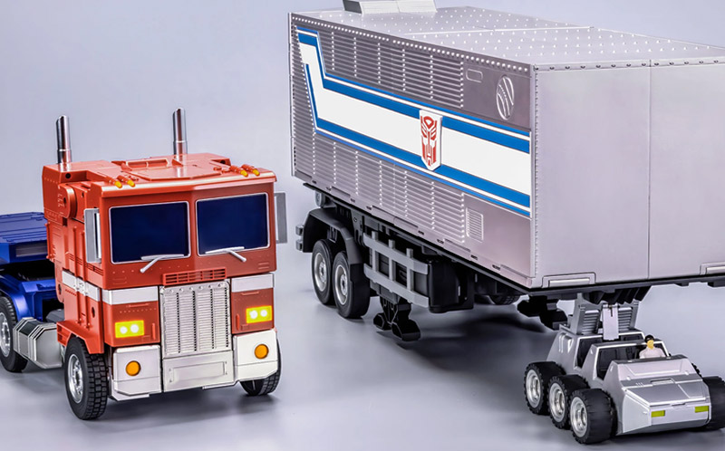 Caja autotransformable del Optimus Prime