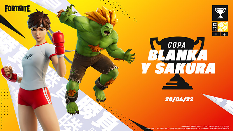 Copa Blanka y Sakura en Fortnite