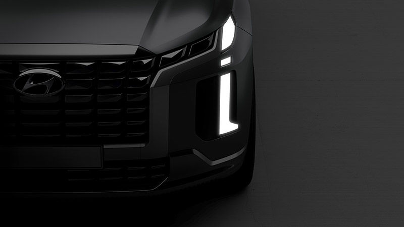 Hyundai Palisade 2023 teaser frontal