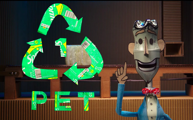 Coca-Cola y Bill Nye muestran cómo se reciclan las botellas