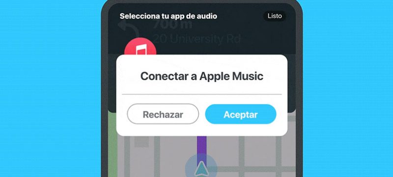Ahora puedes escuchar toda tu música de Apple Music en Waze