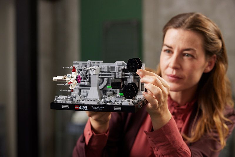 Diorama LEGO Ataque a la Estrella de la Muerte