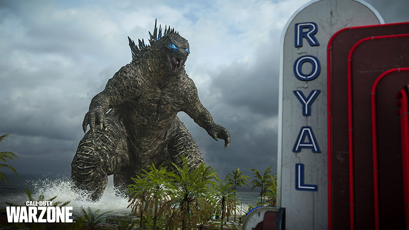 Godzilla en Operación Monarch en Call of Duty Warzone