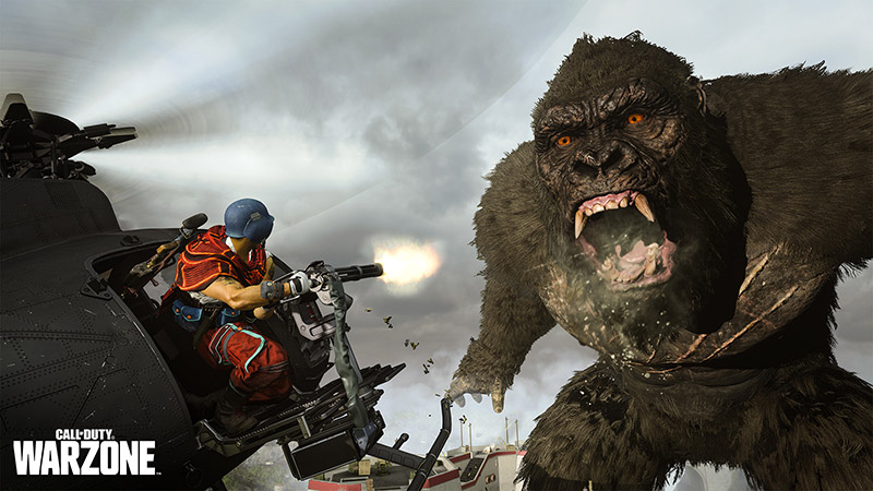 Kong y Godzilla en Operación Monarch en Call of Duty: Warzone