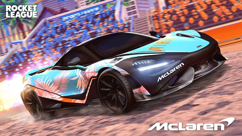 Gratis el Lote McLaren Miami para McLaren 765LT en Rocket League