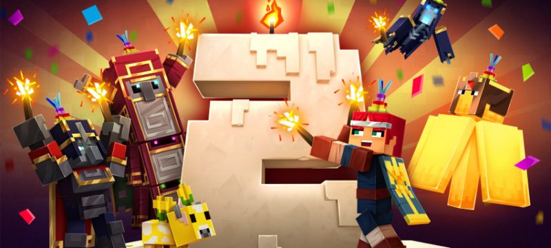 Minecraft Dungeons celebra su segundo aniversario con evento
