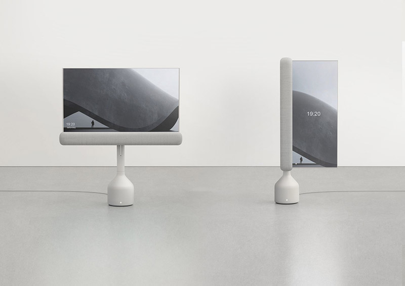 Totem OLED enrollable de LG por Studio Booboon