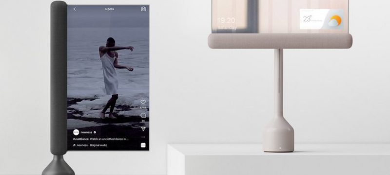 Totem, barra de sonido y pantalla OLED enrollable de Studio Booboon