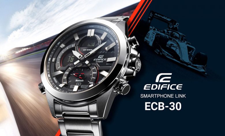 Casio presenta su nuevo reloj inteligente EDIFICE Ecb-30p-1acr