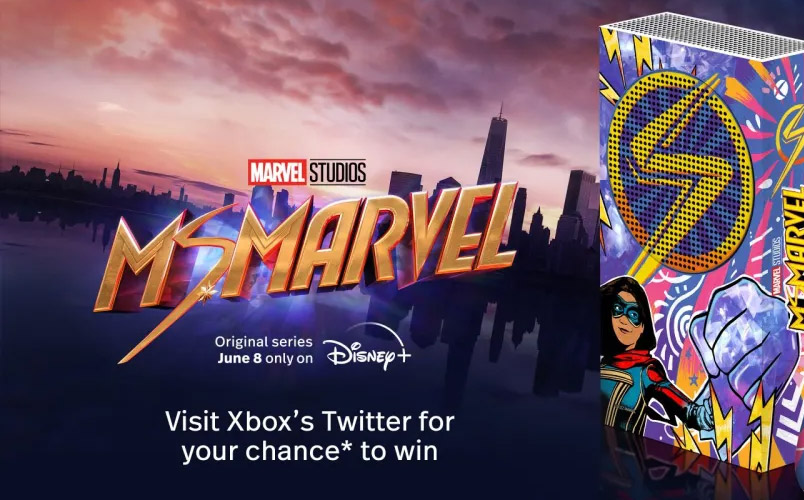 Gana una Xbox Series S con diseño de la nueva serie Ms. Marvel