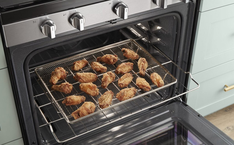 Estufas Suite Smart Appliance de Whirlpool serán freidora de aire