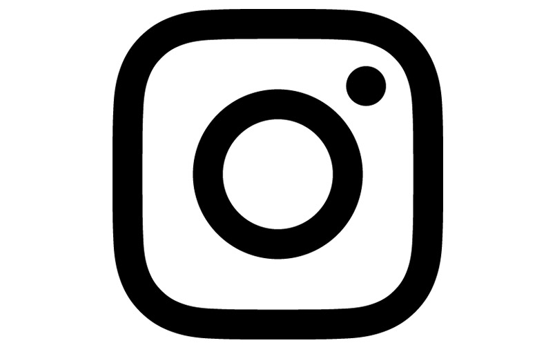 Instagram logo negro 2022