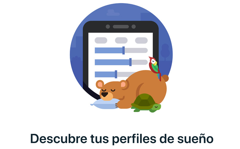 Perfil del sueño Fitbit Premium