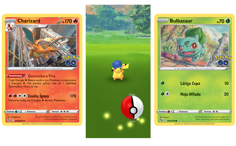 Pokémon GO del Juego de Cartas Coleccionables Pokémon
