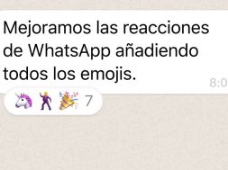 Las Reacciones en WhatsApp se actualizan con todos los emojis