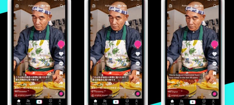 Las nuevas herramientas de traducción y subtítulos en TIkTok