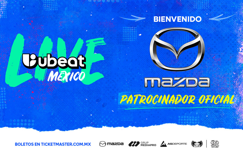 Mazda es patrocinador oficial del Ubeat Live México Edición Zero