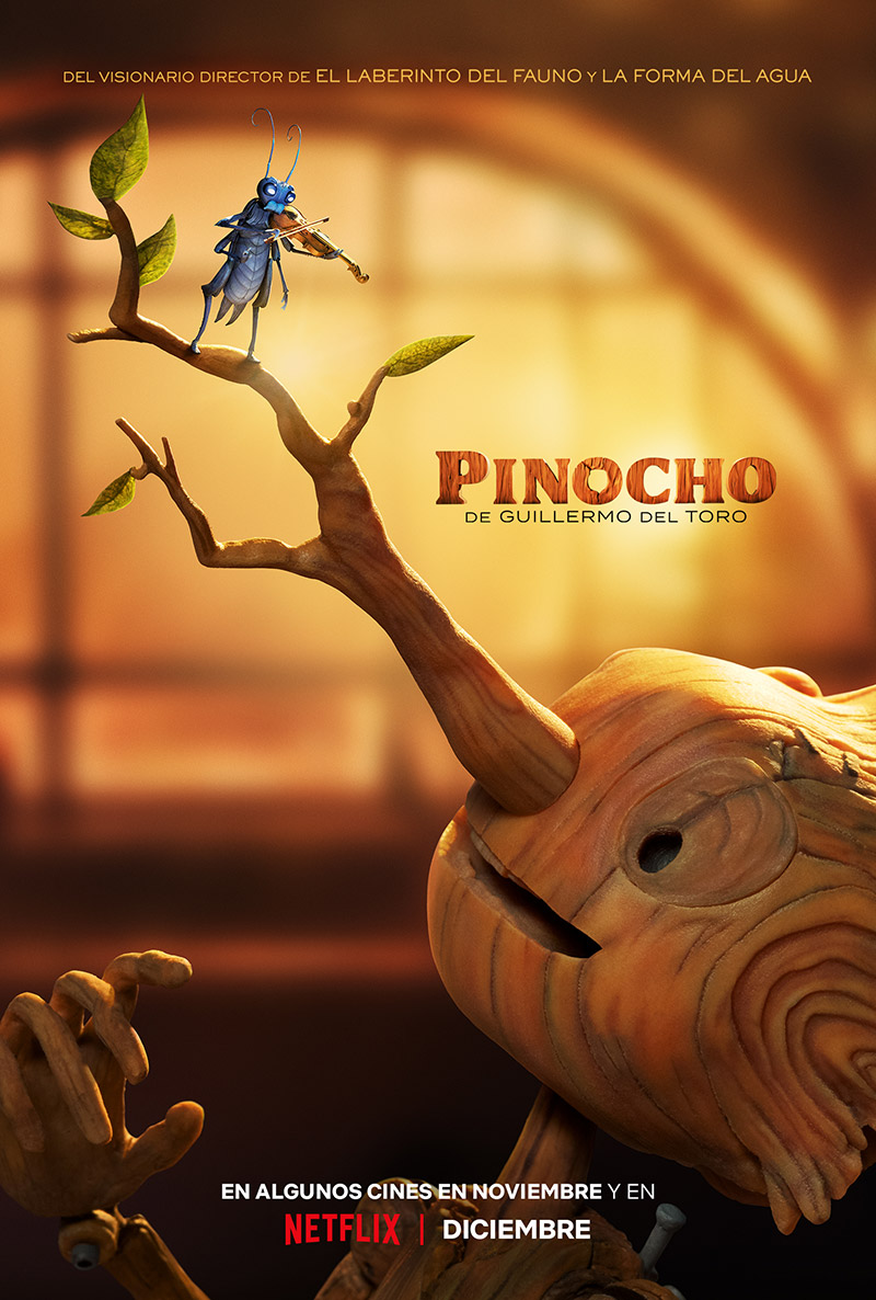 Pinocho de Guillermo del Toro arte
