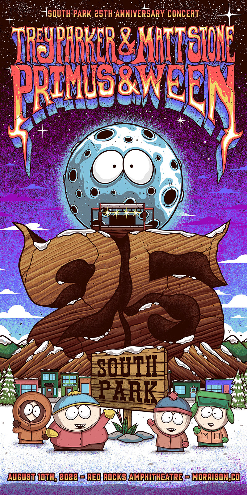 South Park The 25th Anniversary Concert poster