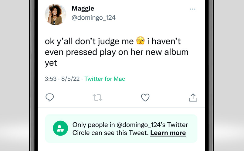 Círculo de Twitter ya está disponible en todo el mundo