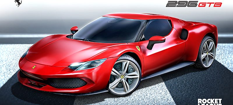 El nuevo híbrido Ferrari 296 GTB también llega a Rocket League