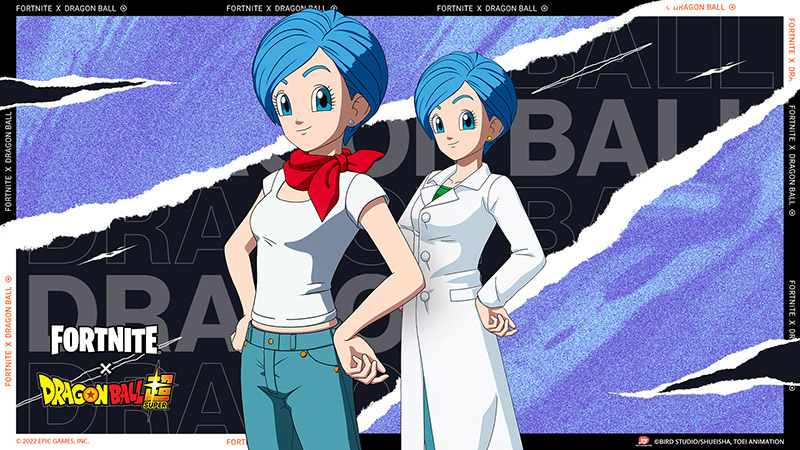 Fortnite x Dragon Ball skins de Bulma