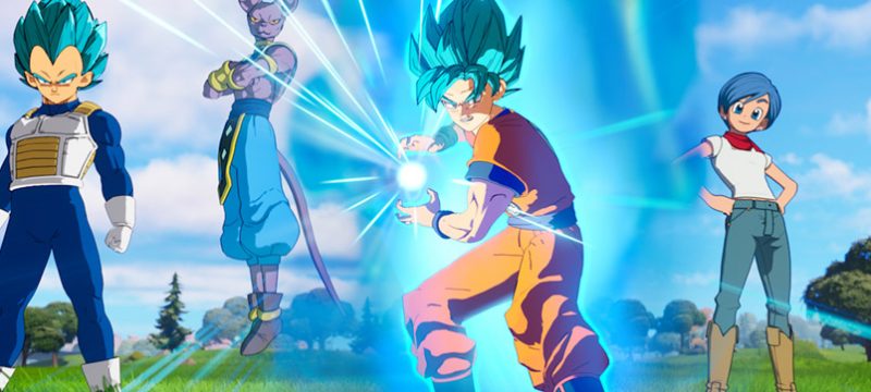 Fortnite x Dragon Ball skins de Gokú, Vegeta, Bulma y Bills