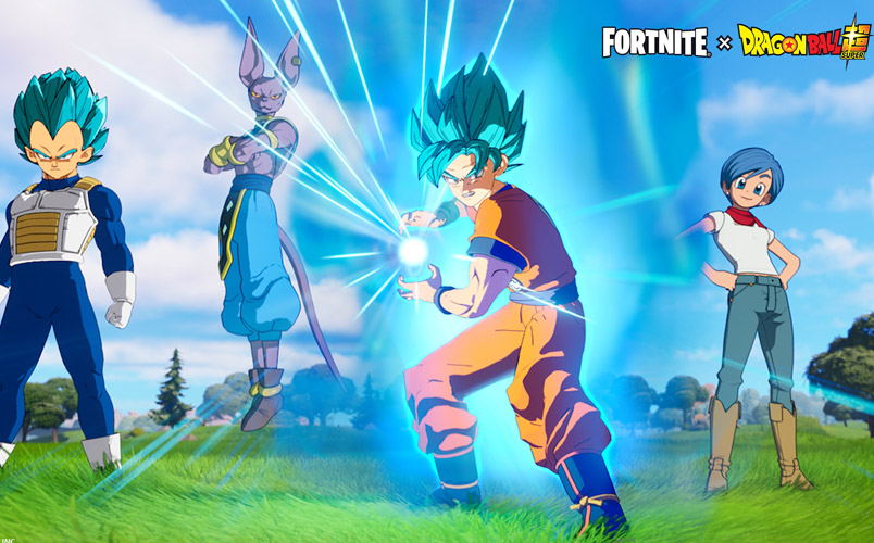 Las skins de Goku, Vegeta, Bulma y Bills ya listas en Fortnite