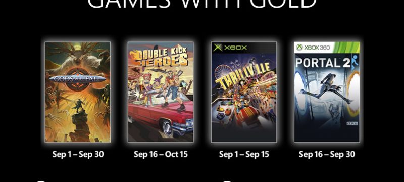 Gods Will Fall y Portal 2 en los Games with Gold de septiembre 2022