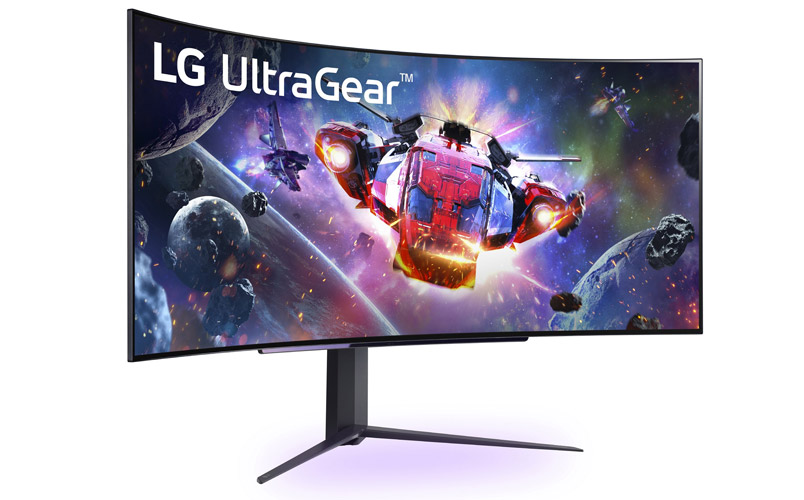 El OLED curvo LG UltraGear 45GR95QE de 240 Hz para juegos