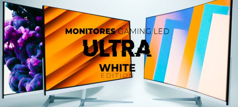 Los nuevos monitores gaming White Edition de Balam Rush
