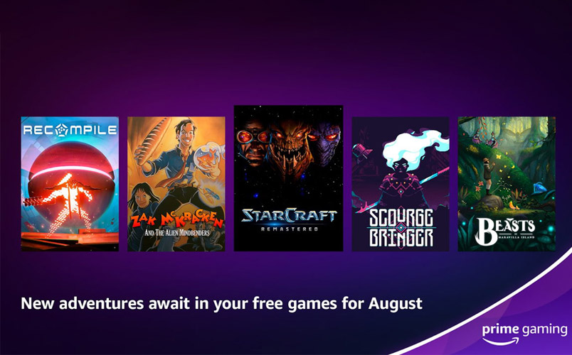Prime Gaming: juegos y contenido para los usuarios en agosto 2022