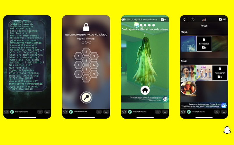 Snapchat ahora apuesta por los juegos con Realidad Aumentada