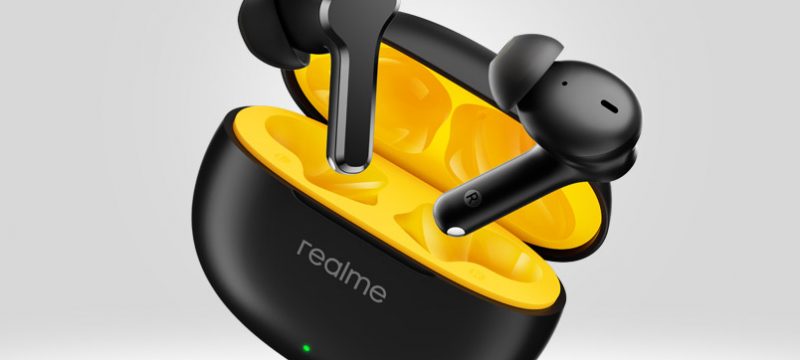 realme Buds T100 negro amarillo