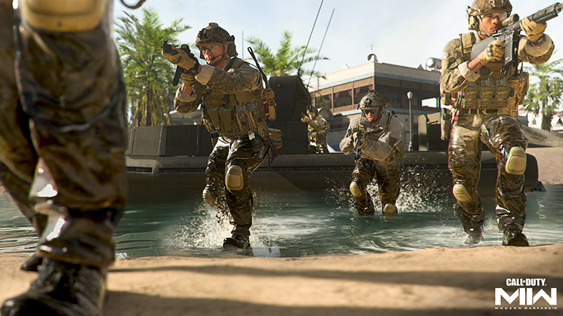 Call of Duty Modern Warfare II agua