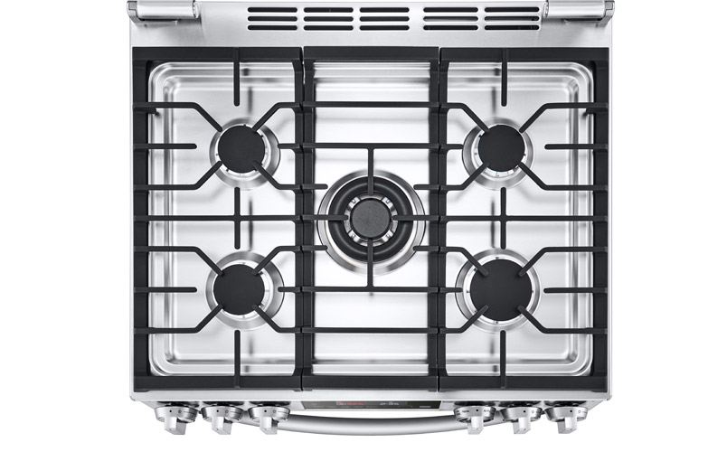 Estufas inteligentes LG La popular flama Triple UltraHeat de LG