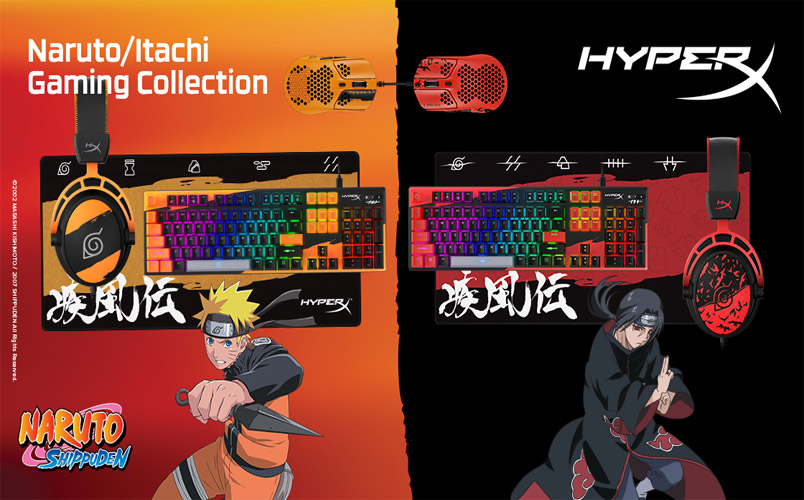 Los periféricos de HyperX x Naruto: Shippuden Gaming Collection