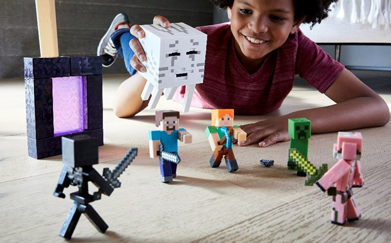 Minecraft Vanilla Fireball Ghast es la nueva aventura de Mattel