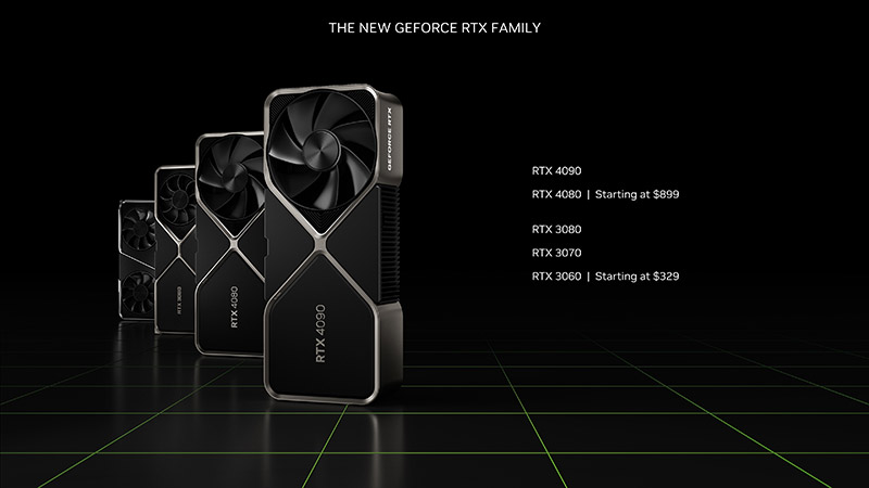 NVIDIA GeForce RTX familia 2022